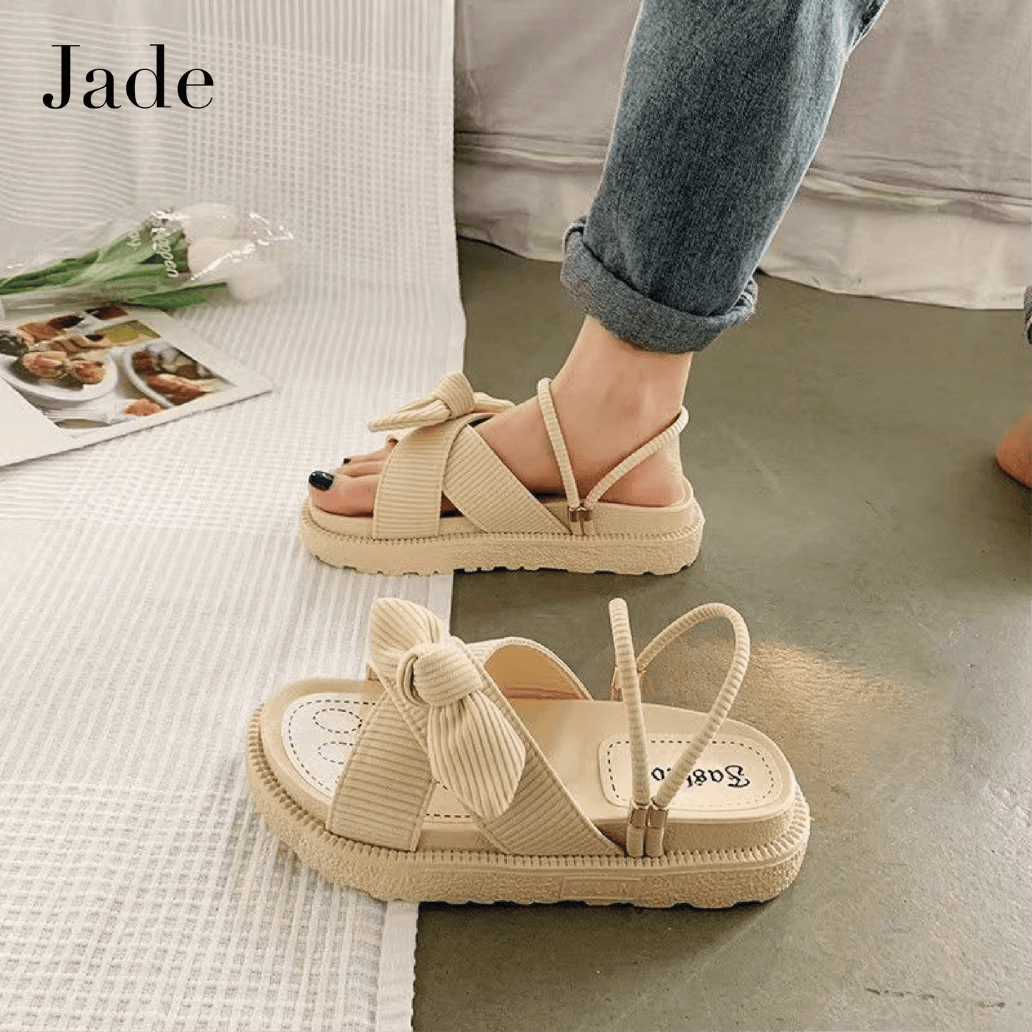 Jade | Sandale d’été confortable - Zevessa