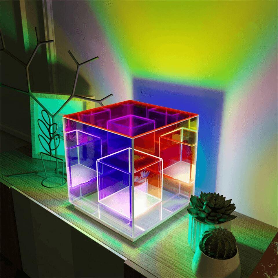 Cube LED-Tischleuchte – Zevessa