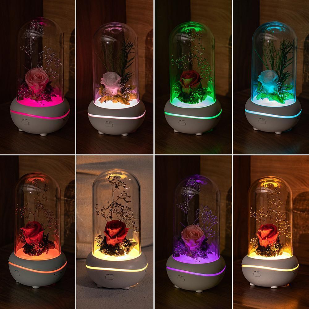Lampe LED Colorée - Fleur Éternelle - Zevessa
