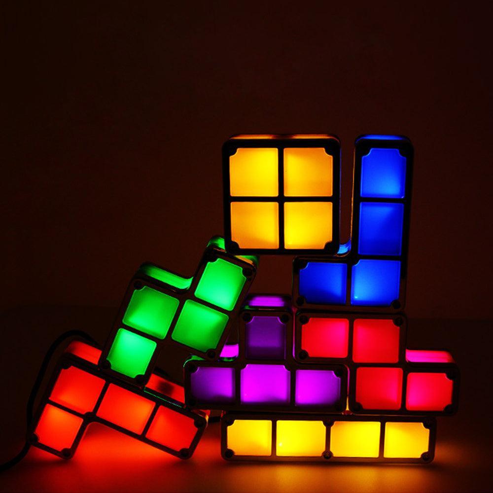 Puzzle et Blocs Tetris Lumineux