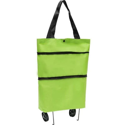 Sac et chariot de course compact 2 en 1 | GreenTote - Zevessa