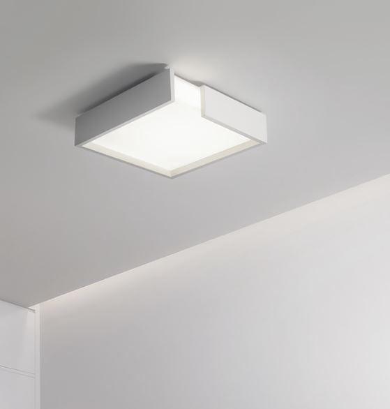 SQUARRY - Lampe de plafond LED minimaliste - Zevessa