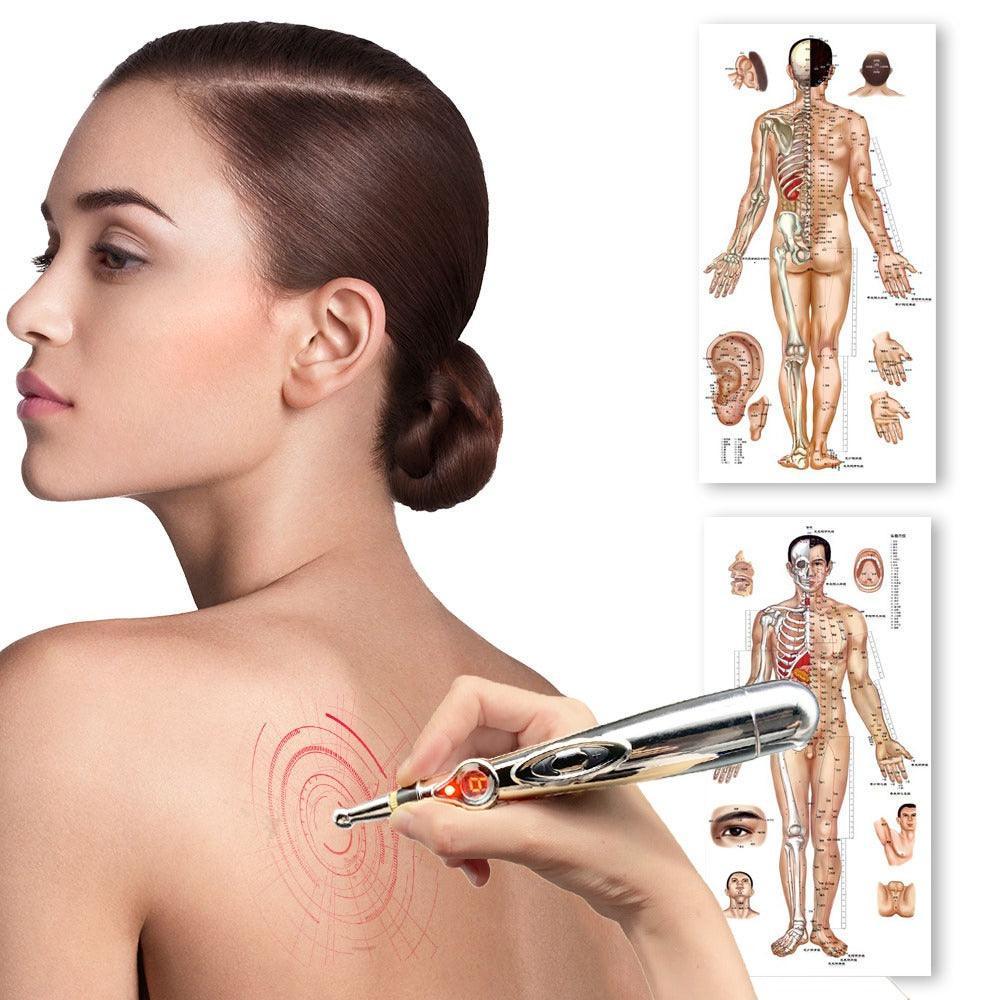 Stylo de massage électrique à points d'acupuncture - Zevessa