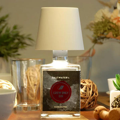 Upcycling Portable Bottle Lamp  | LuxeGlow